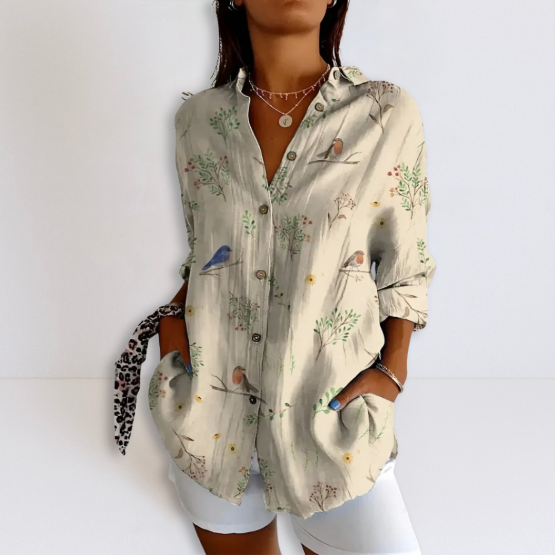 Addison™ | Relaxed Printed Blouse