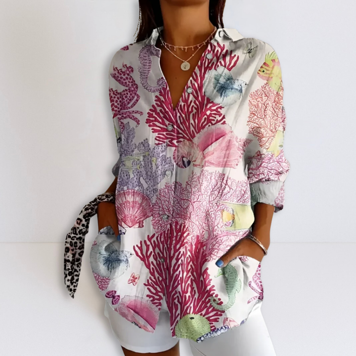 Addison™ | Relaxed Printed Blouse