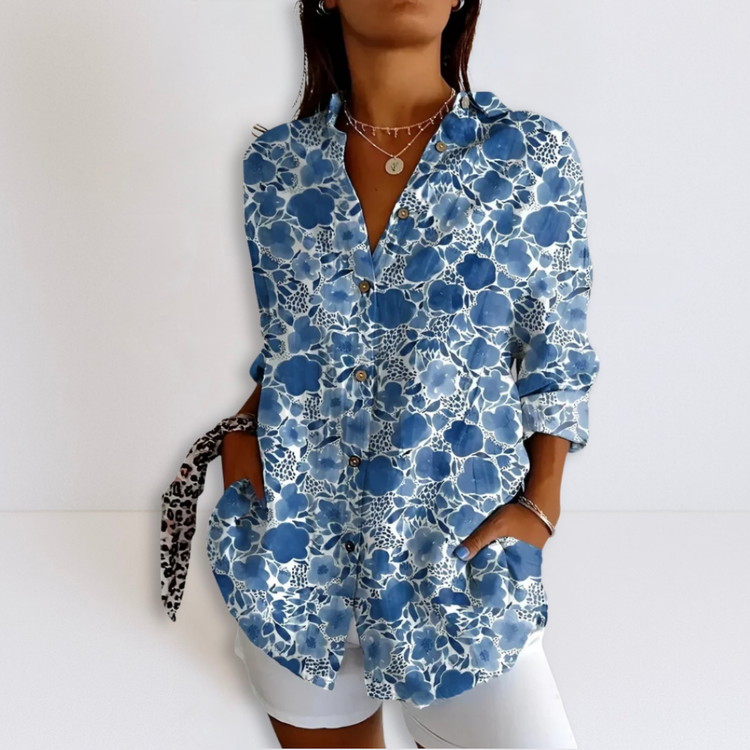 Addison™ | Relaxed Printed Blouse