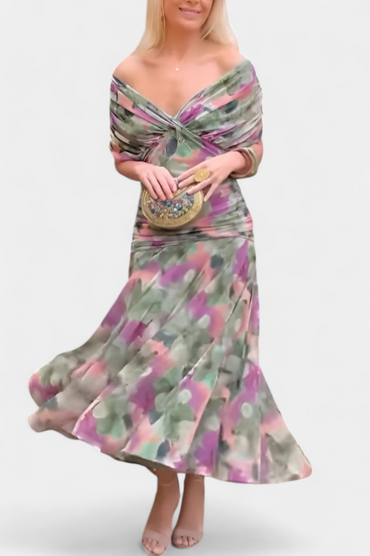 Aurora™ | Elegant Floral Dress