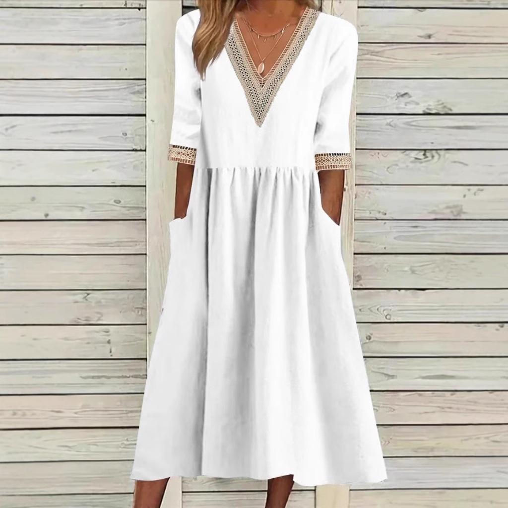 Alyssa™ | Lynda Lace Collar Dress