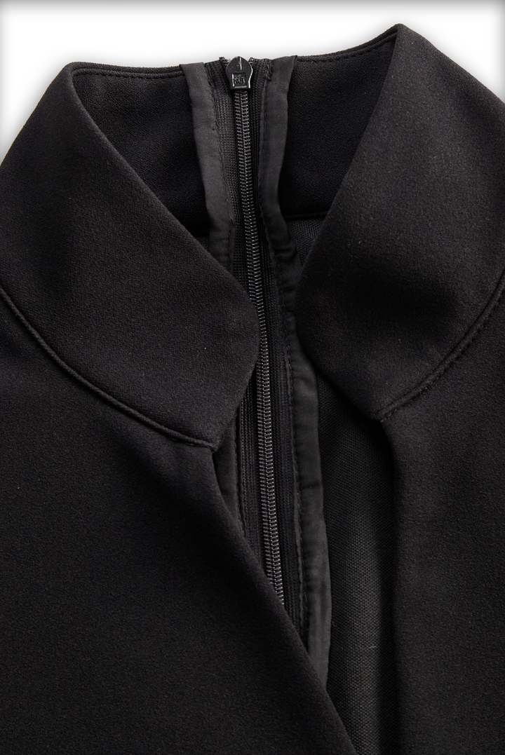 Camille™ | Black Belted Sheath Dress