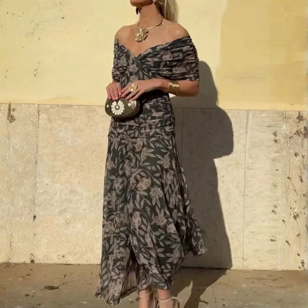 Isabella™ | Elegant V-Neckline Dress