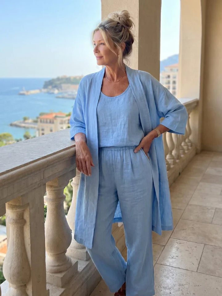Leah™ | Lightweight Linen Set