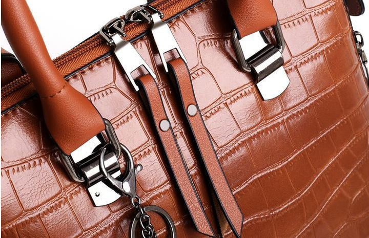 Madison™ | 4-Piece Crocodile Pattern Handbag