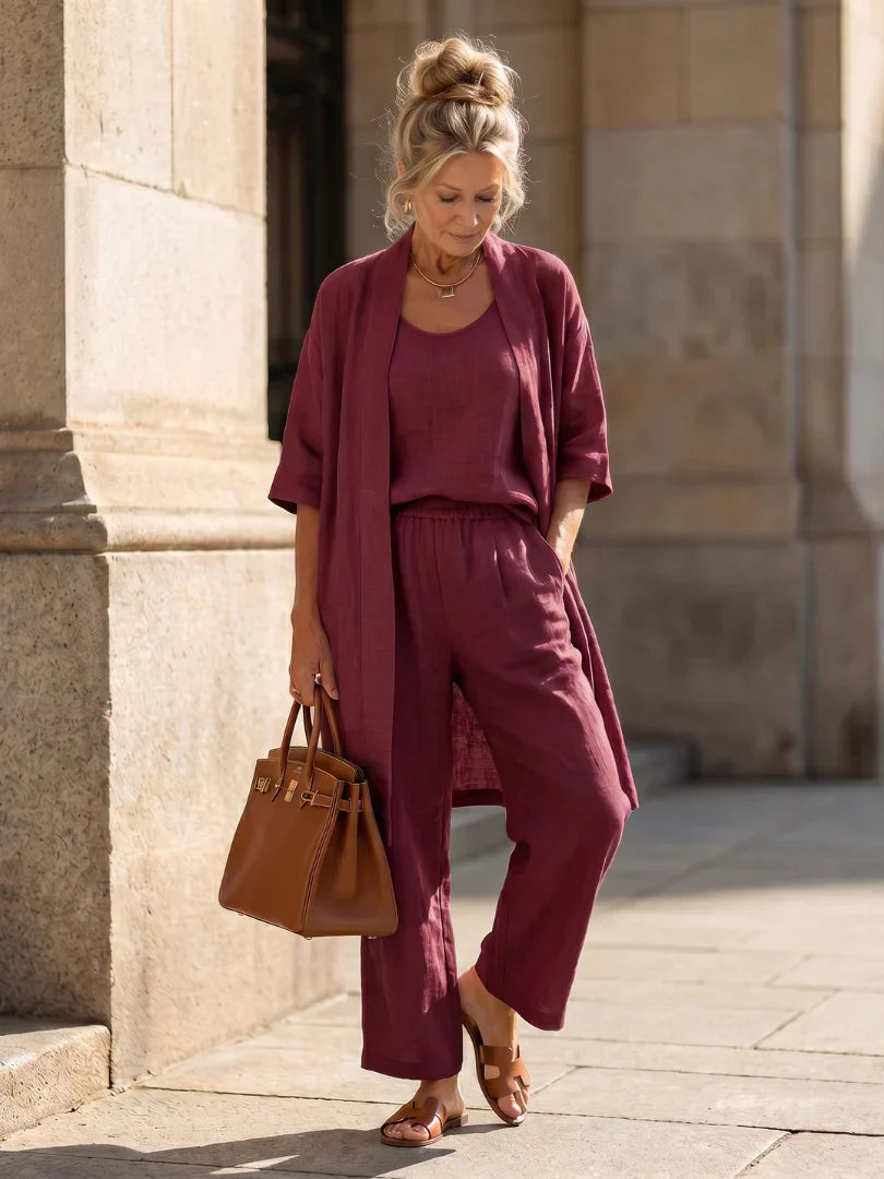 Leah™ | Lightweight Linen Set