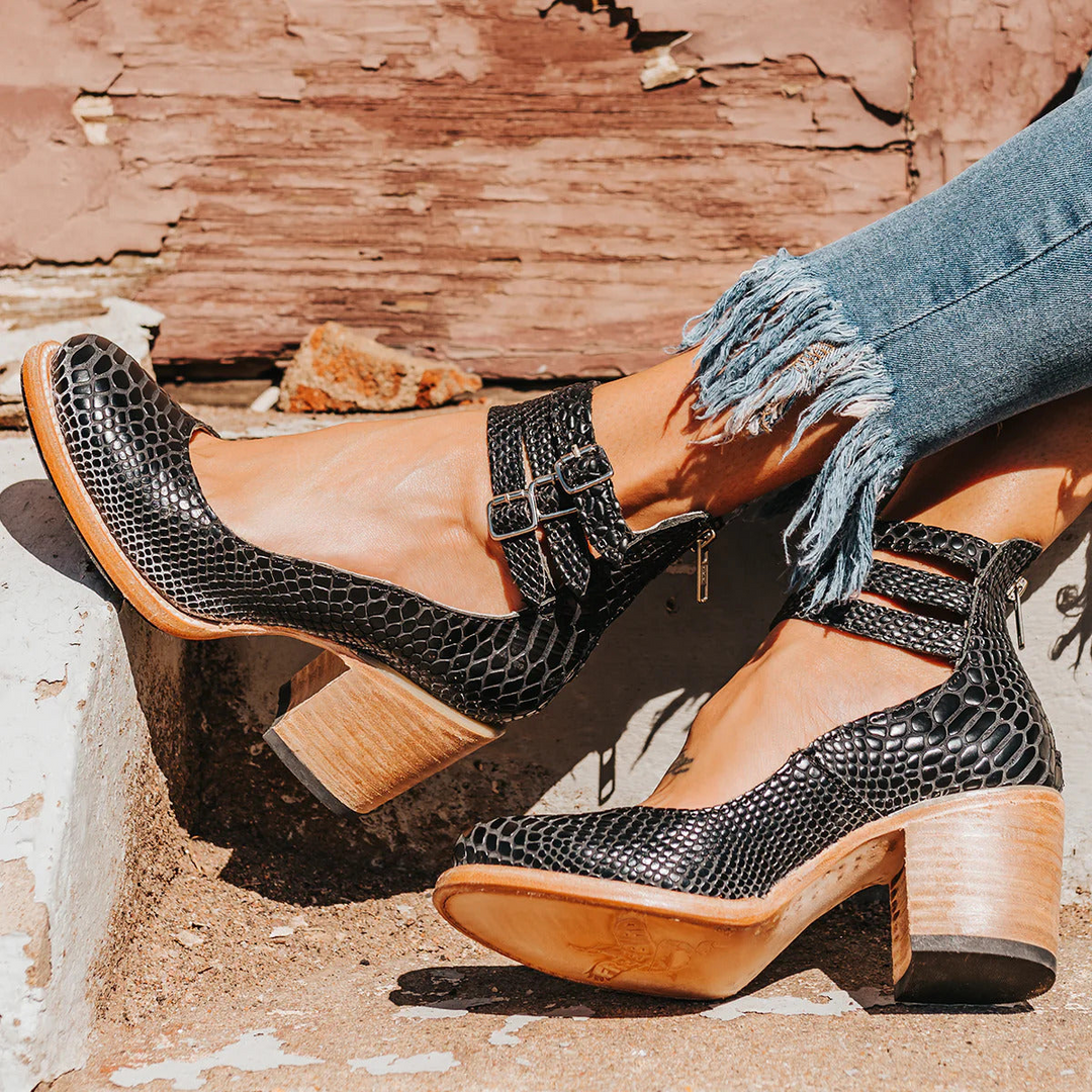 Hannah™ | Vintage Classic Heeled Sandals