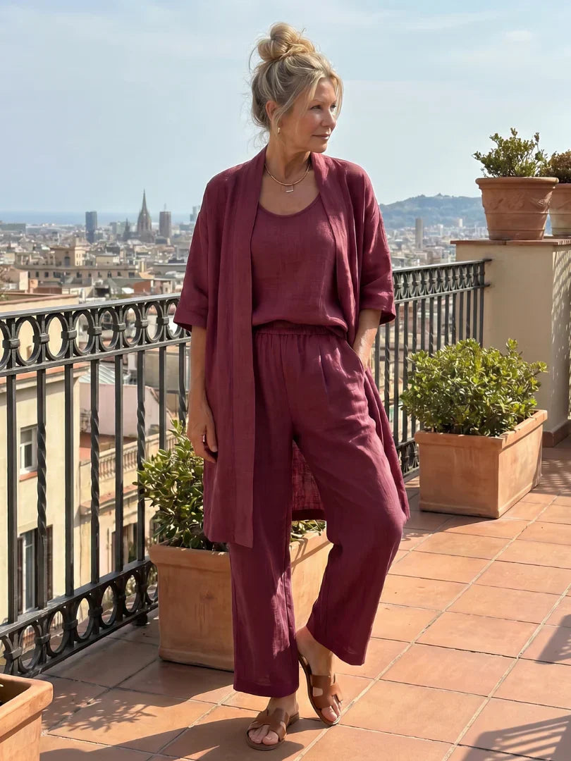 Leah™ | Lightweight Linen Set