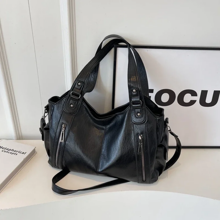 Kaylee™ | Dual Zipper Shoulder Bag