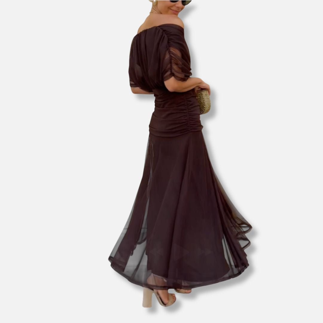 Isabella™ | Elegant V-Neckline Dress