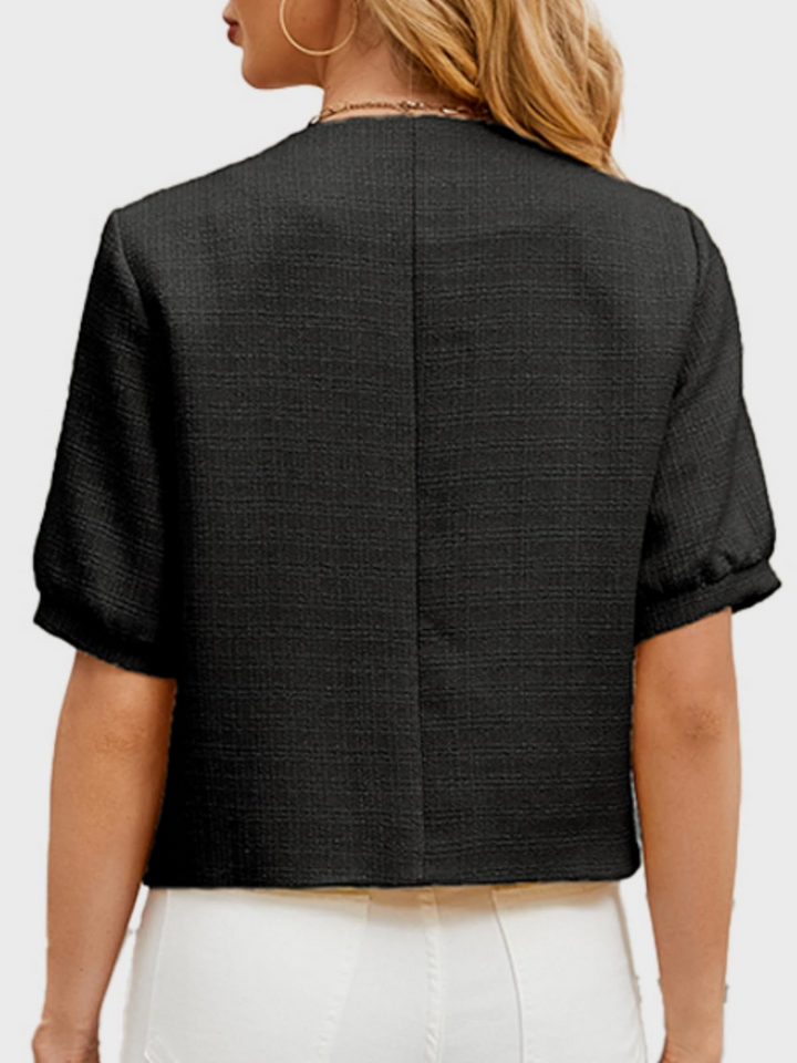 Ashley™ | Vivian Cropped Tweed Blazer