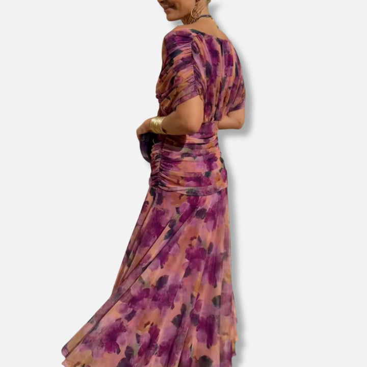 Isabella™ | Elegant V-Neckline Dress