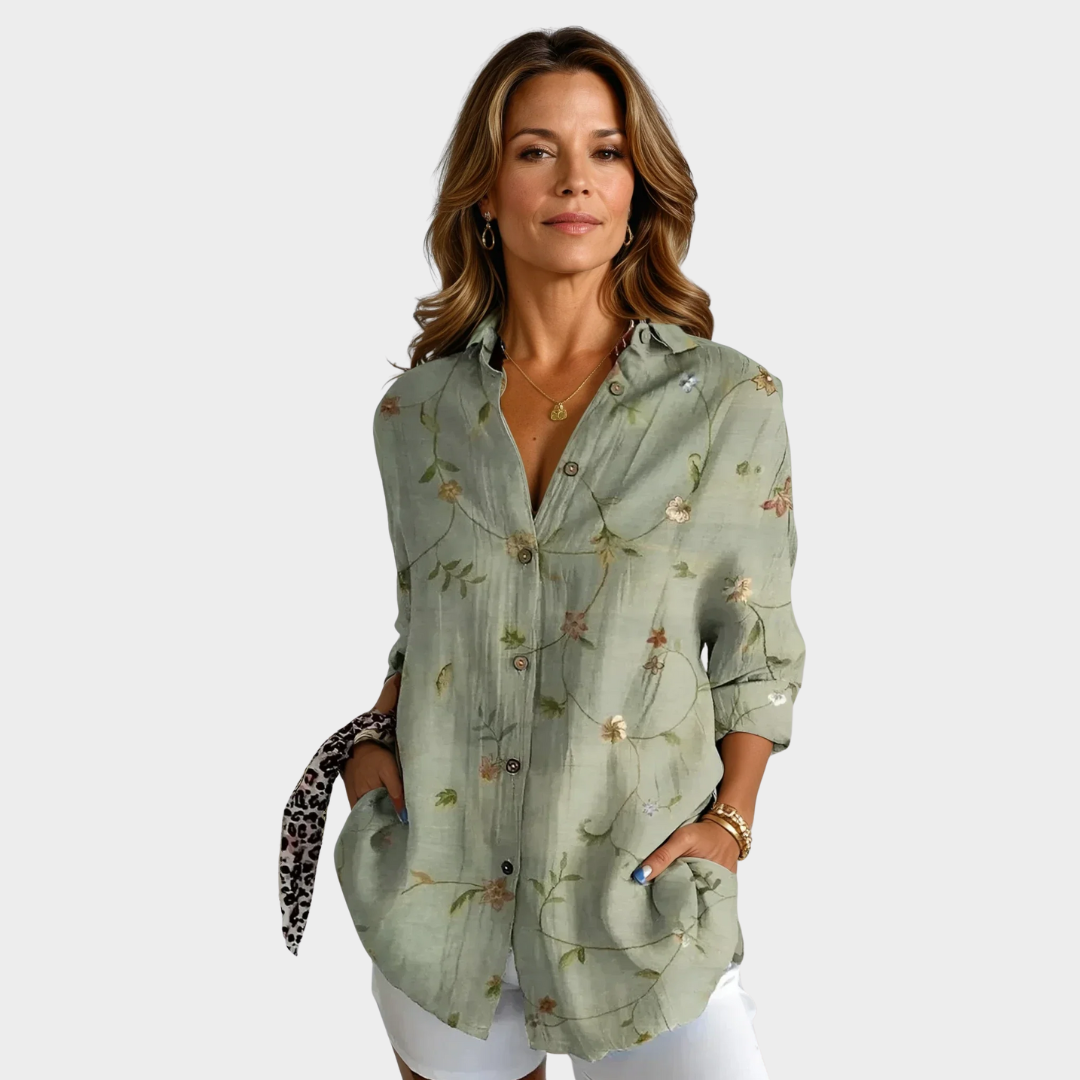 Addison™ | Relaxed Printed Blouse