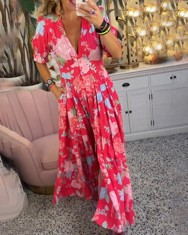 Addison™ | Vibrant Floral Dress