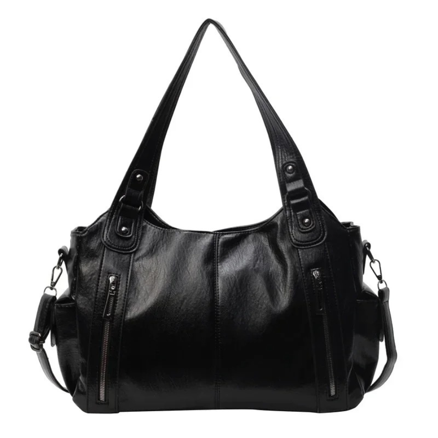Kaylee™ | Dual Zipper Shoulder Bag