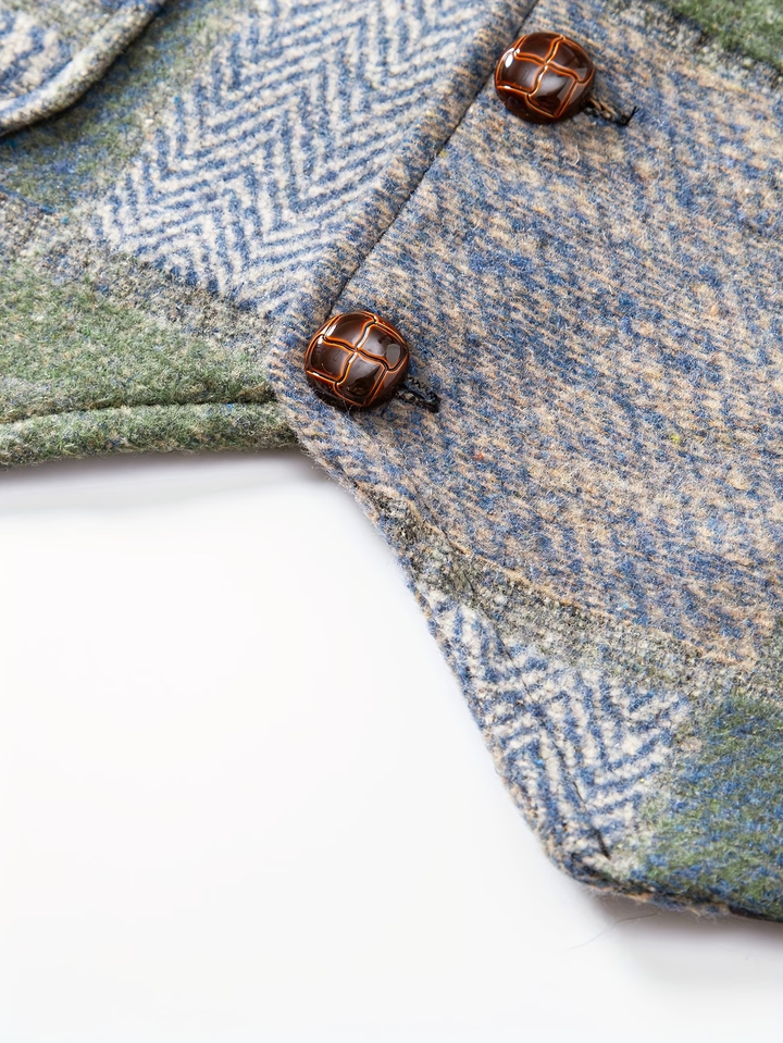 Brooklyn™ | Patchwork Tweed Waistcoat