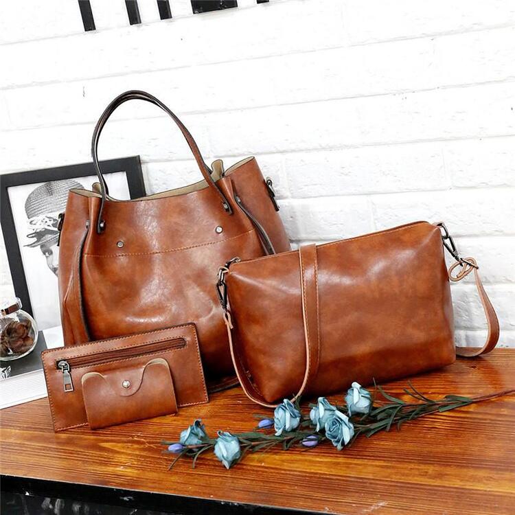 Maude™ | Sutton Stylish Retro 4-Piece Bag Set