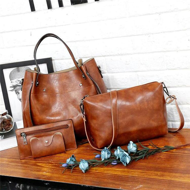 Maude™ | Sutton Stylish Retro 4-Piece Bag Set