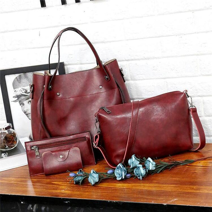 Maude™ | Sutton Stylish Retro 4-Piece Bag Set