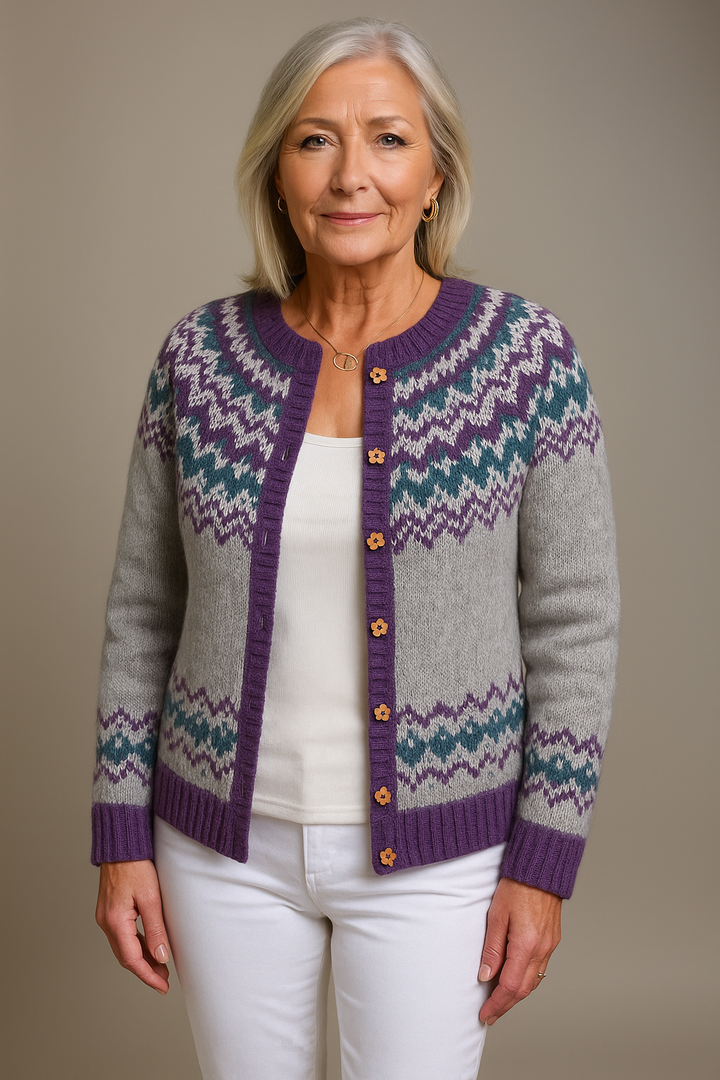 Lauren™ | Vintage Icelandic Cardigan