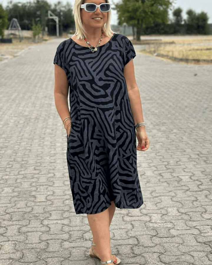 Sadie™ | Round Neck Spring Dress