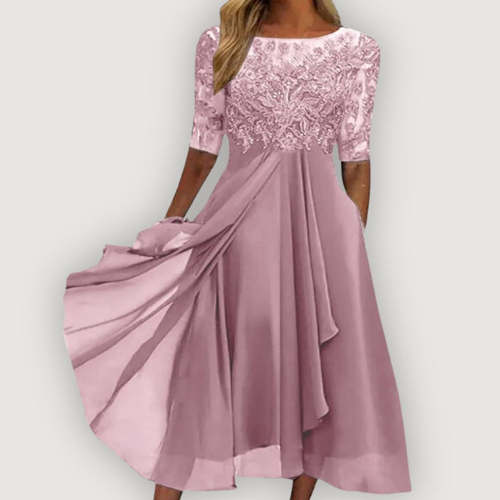 Savannah™ | Lace Dress with Flowing Skirt