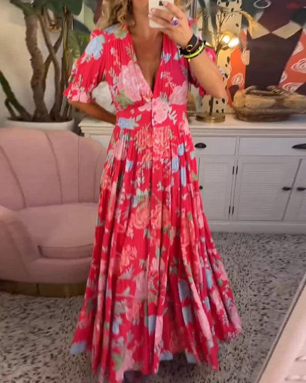 Addison™ | Vibrant Floral Dress