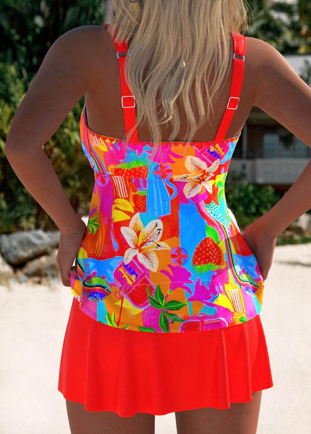 Charlotte™ | Chic Floral Tankini Dress