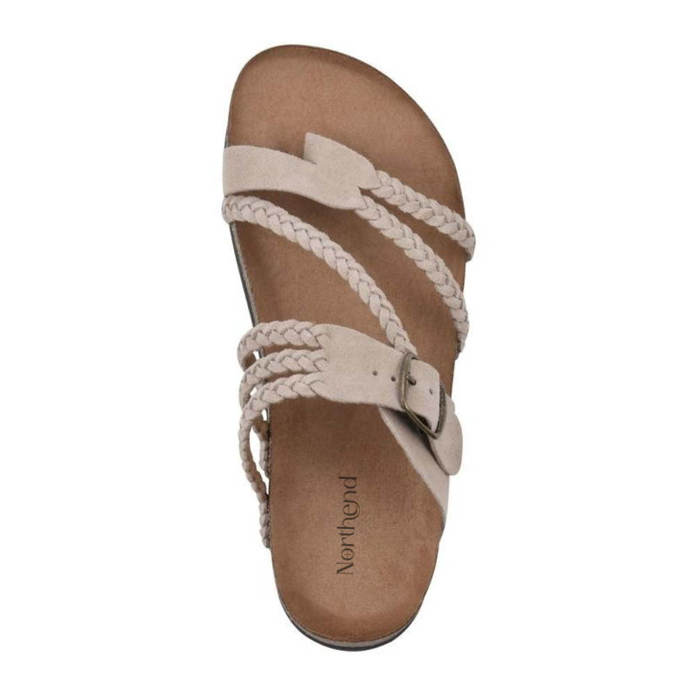 Chloe™ | Braided Cork Sandals