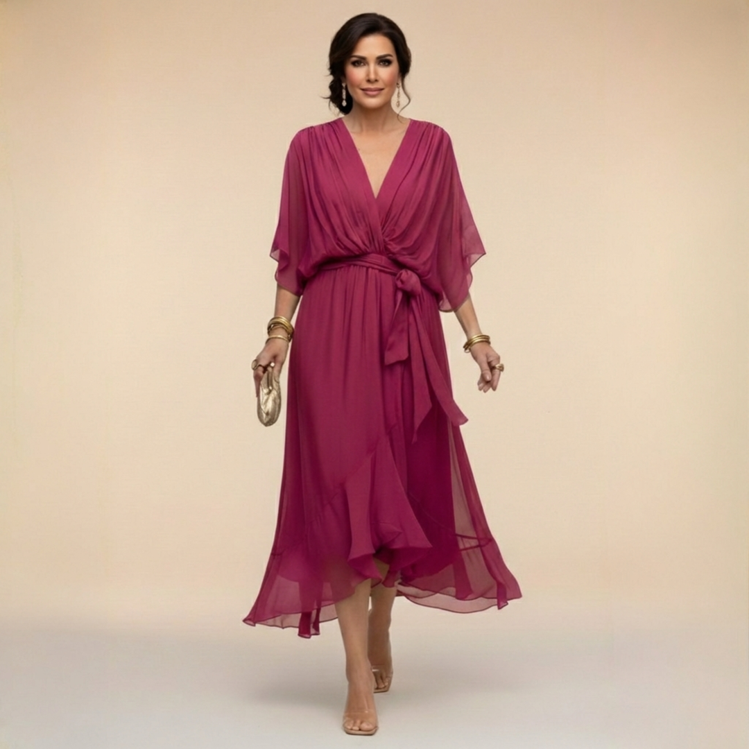 Violet™ | Elegant Chiffon Dress