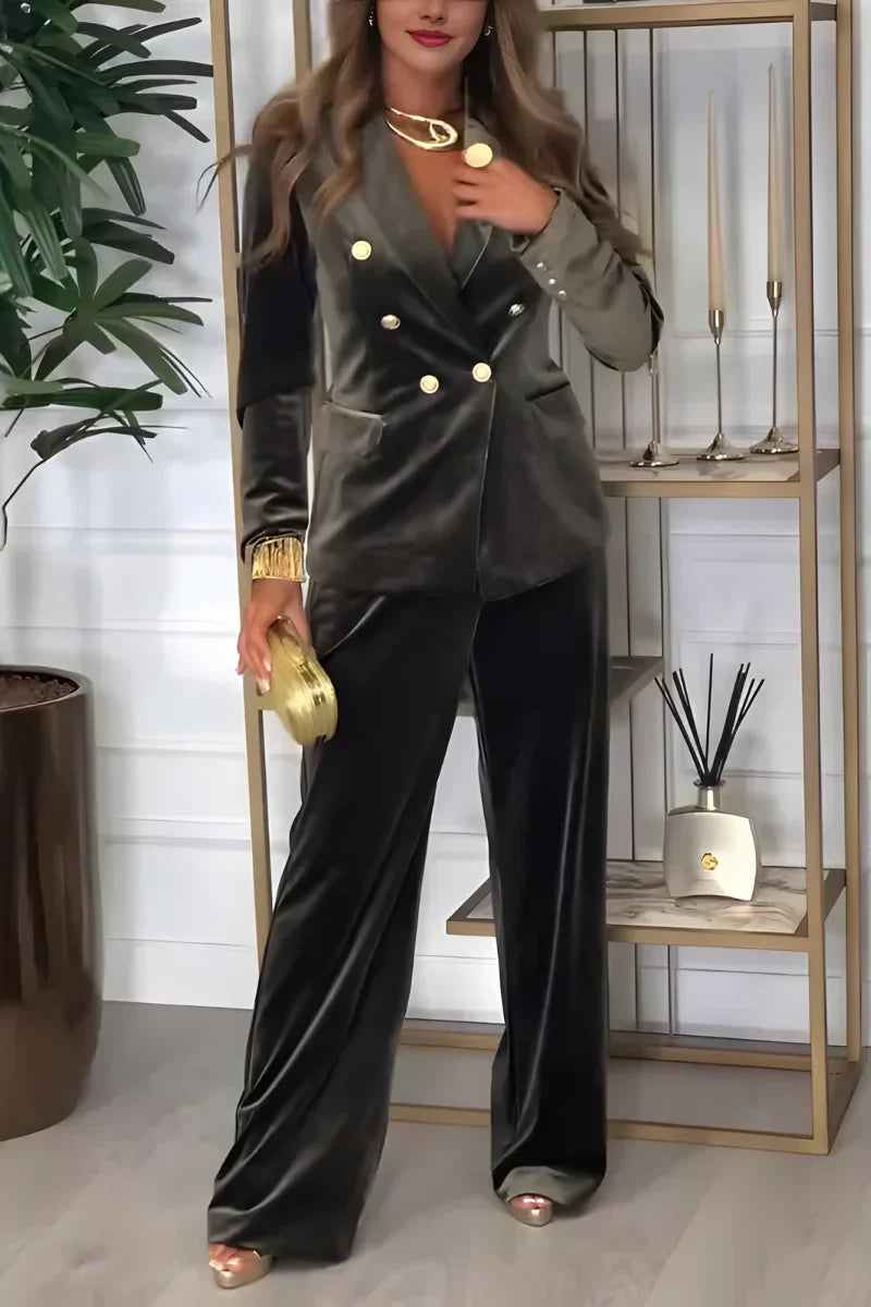 Jasmine™ | Chic Velvet Two-Piece Set