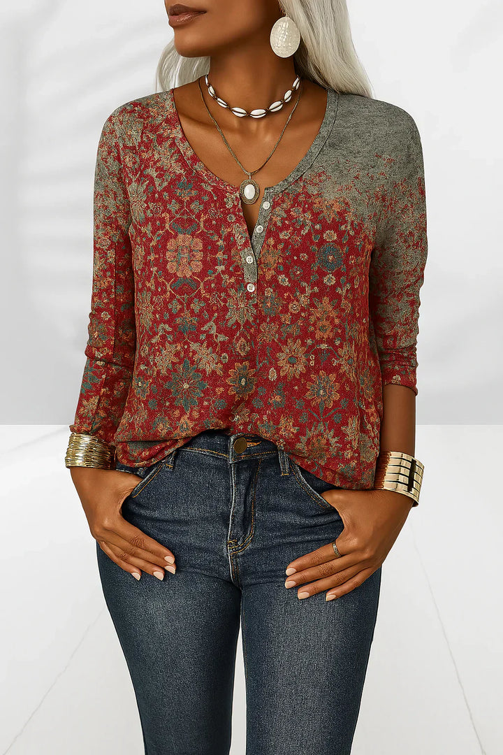 Chloe™ | Maéva Casual Cotton Blouse