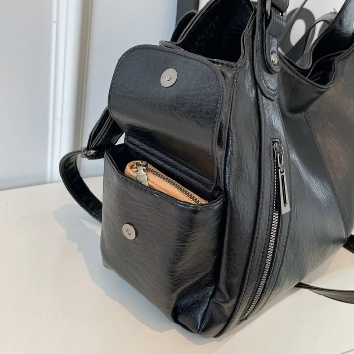 Kaylee™ | Dual Zipper Shoulder Bag