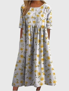 Brittany™ | Lynley Relaxed Midi Dress