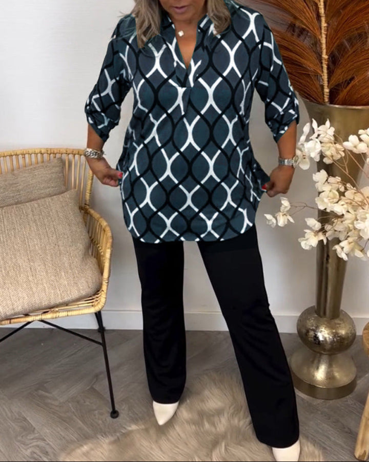 Savannah™ | Casual Long-Sleeved Blouse