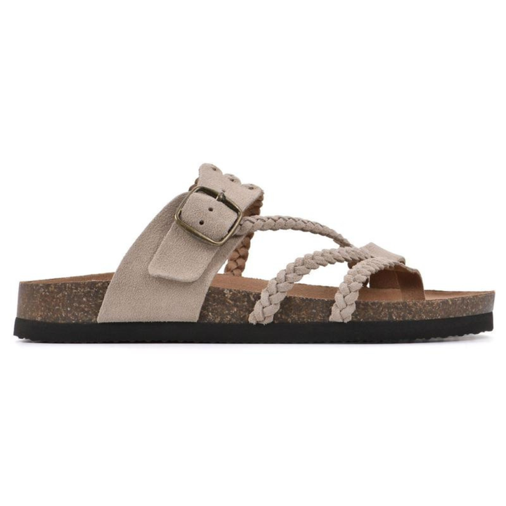 Chloe™ | Braided Cork Sandals