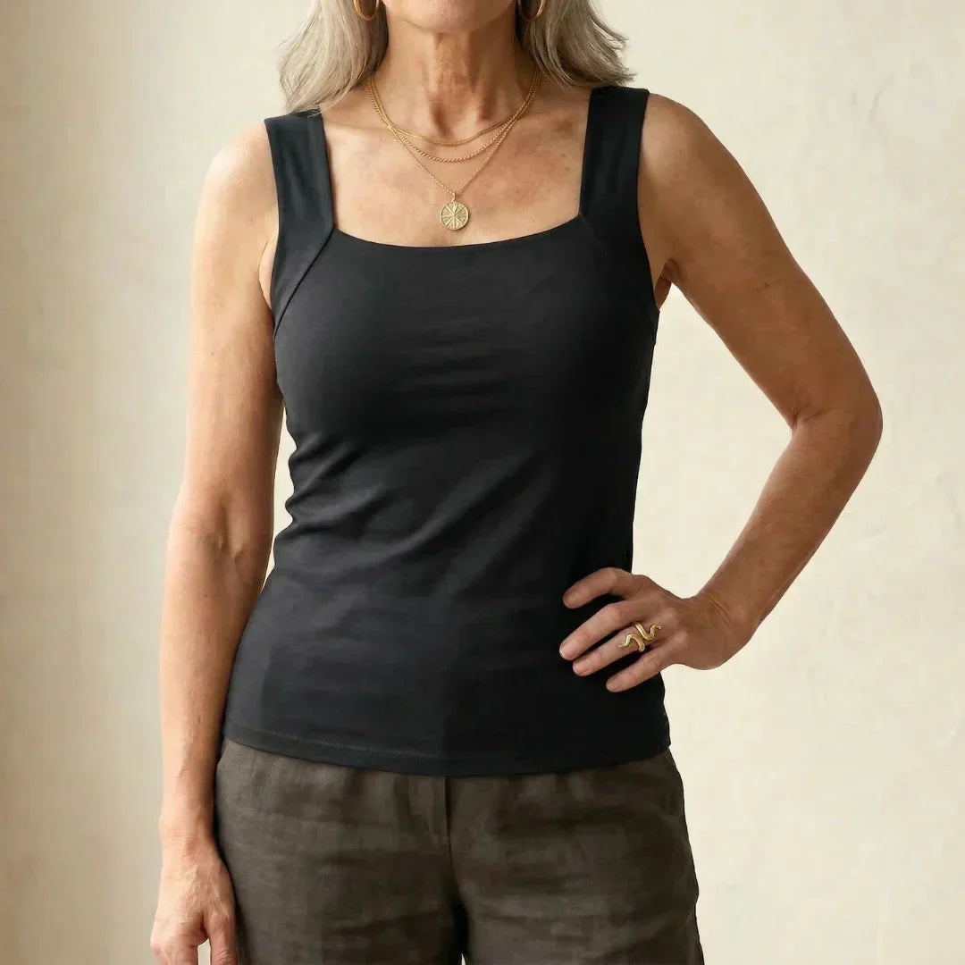 Jade™ | Built-In Comfort Bra Tank Top
