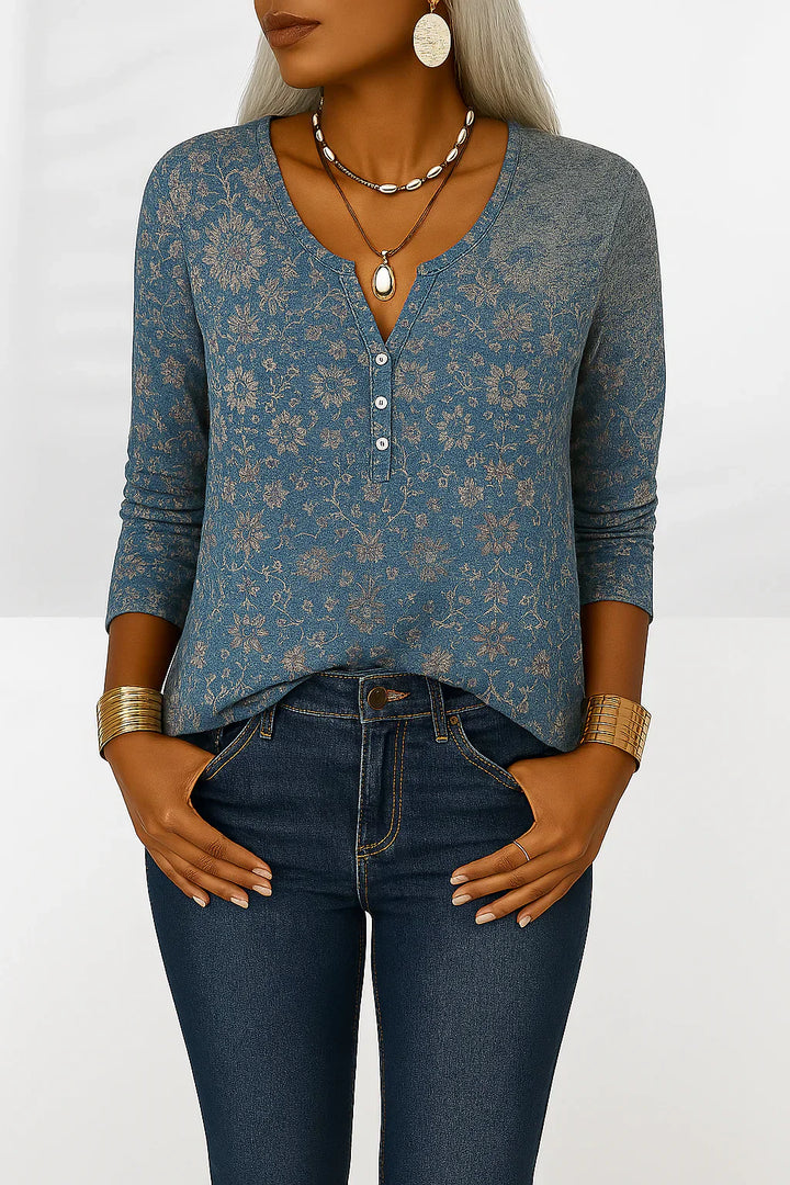 Chloe™ | Maéva Casual Cotton Blouse