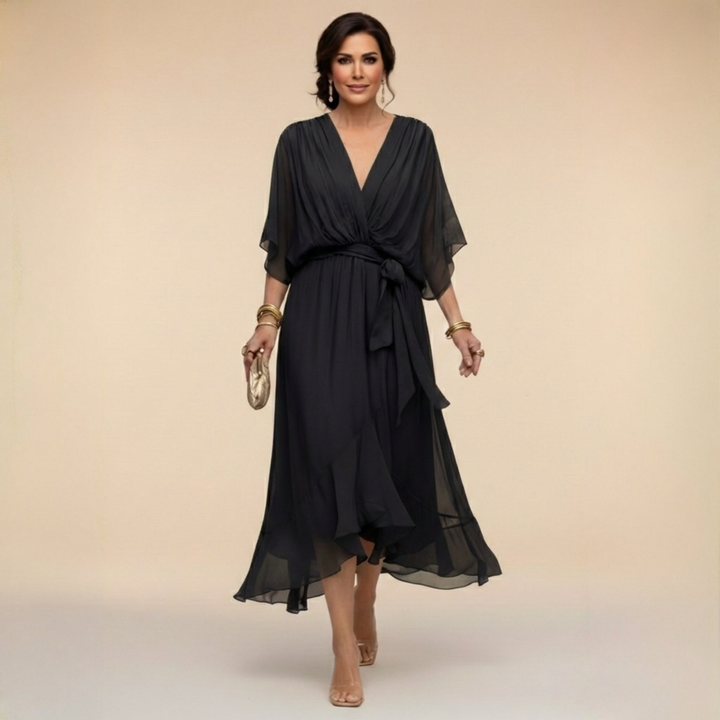 Violet™ | Elegant Chiffon Dress