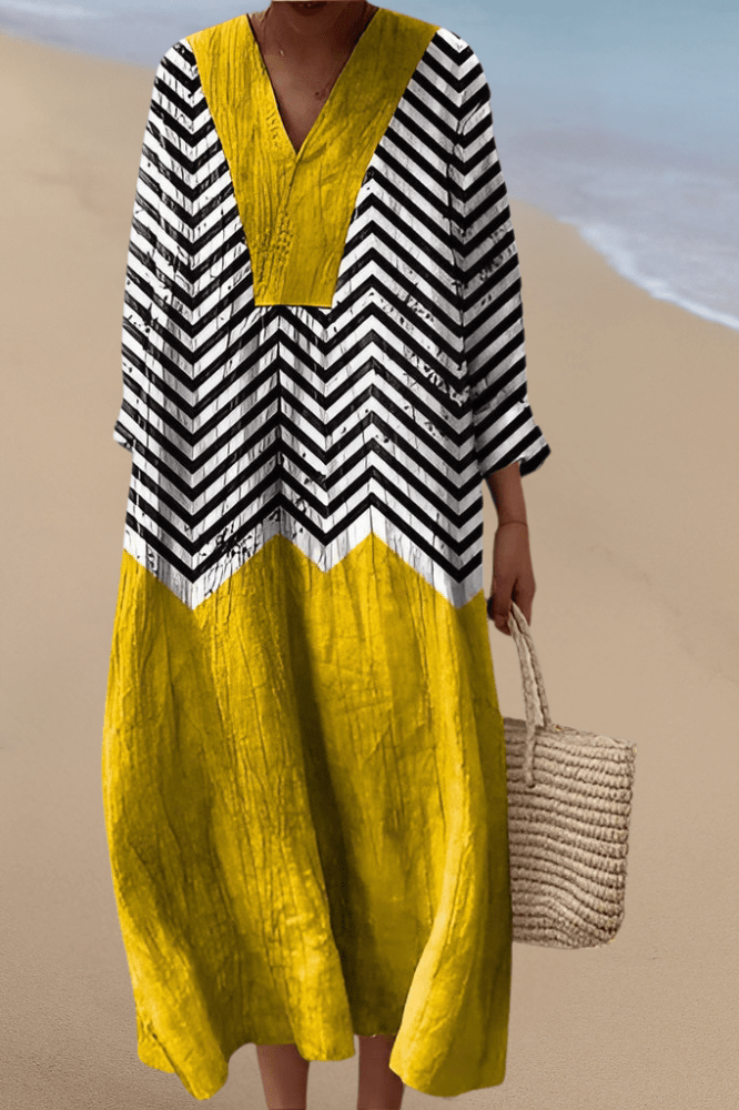 Amber™ | Sunburst Rhythm Dress