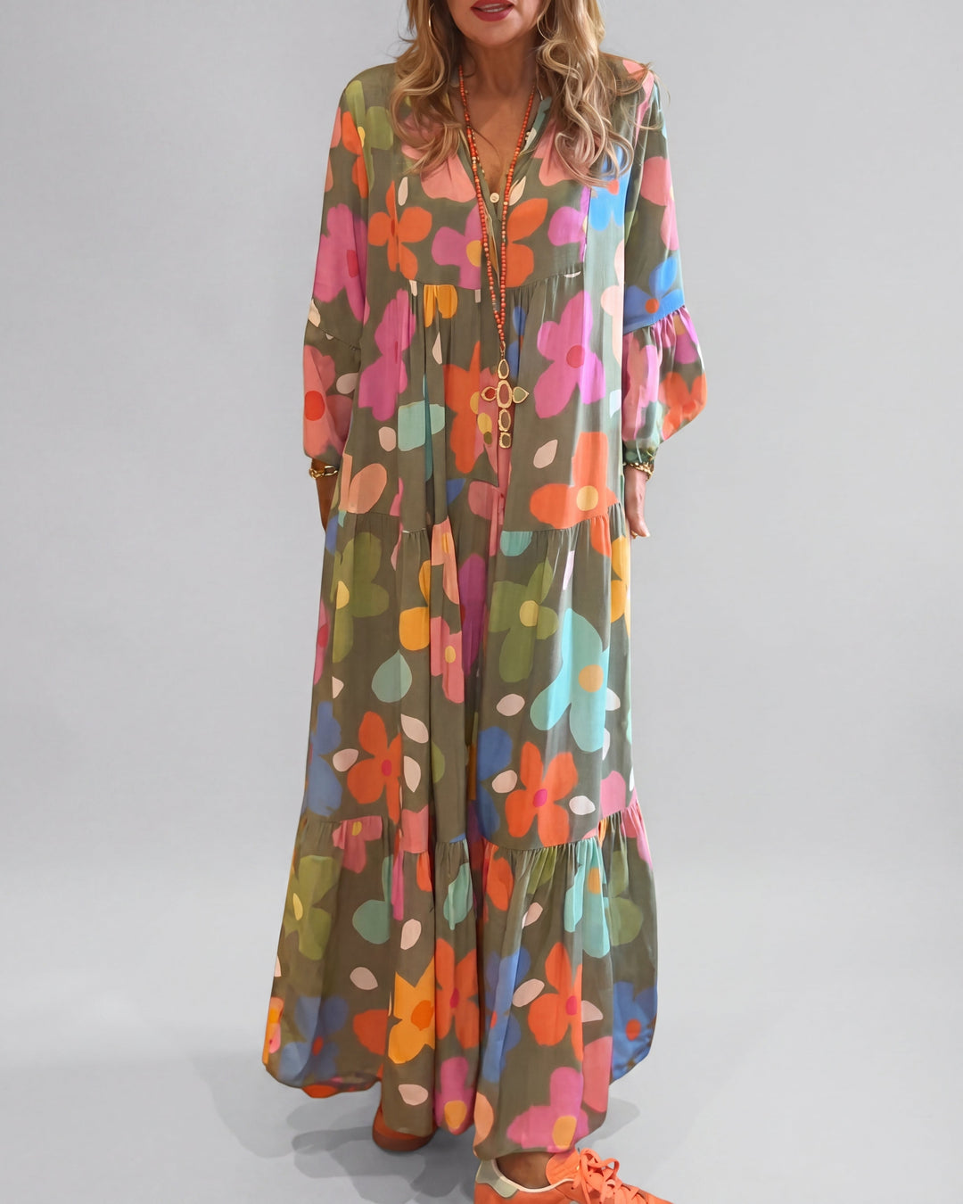 Chloe™ | Floral Relaxed Maxi Dress