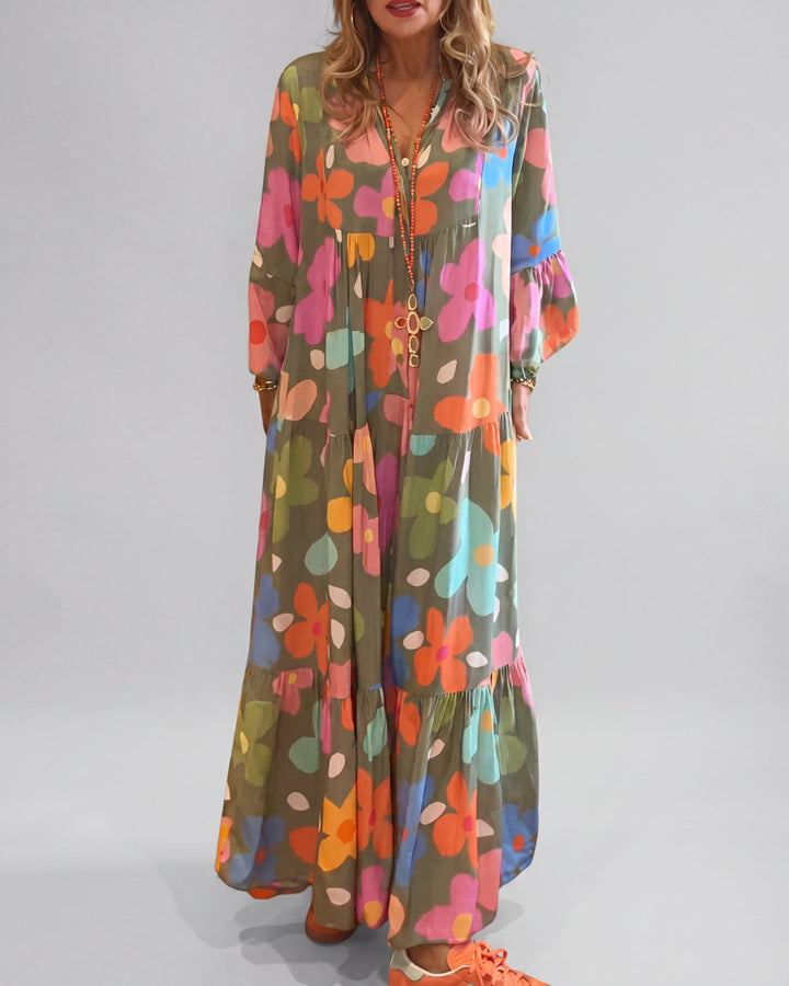 Chloe™ | Floral Relaxed Maxi Dress