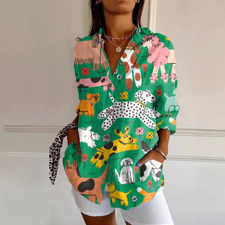 Natalie™ | MAËLI Cotton Blouse
