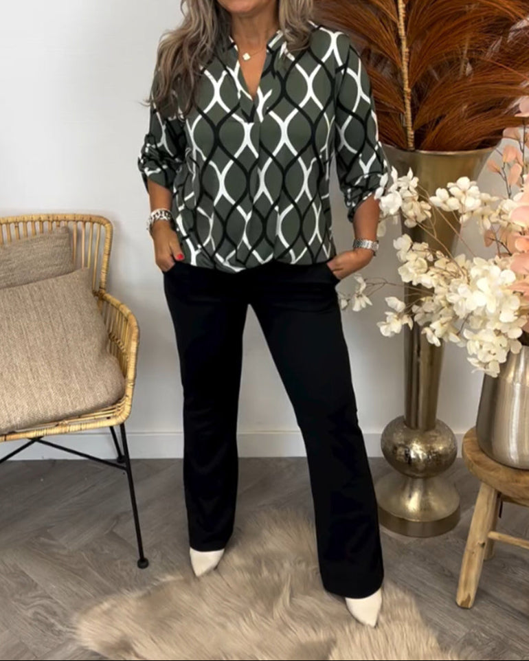 Savannah™ | Casual Long-Sleeved Blouse