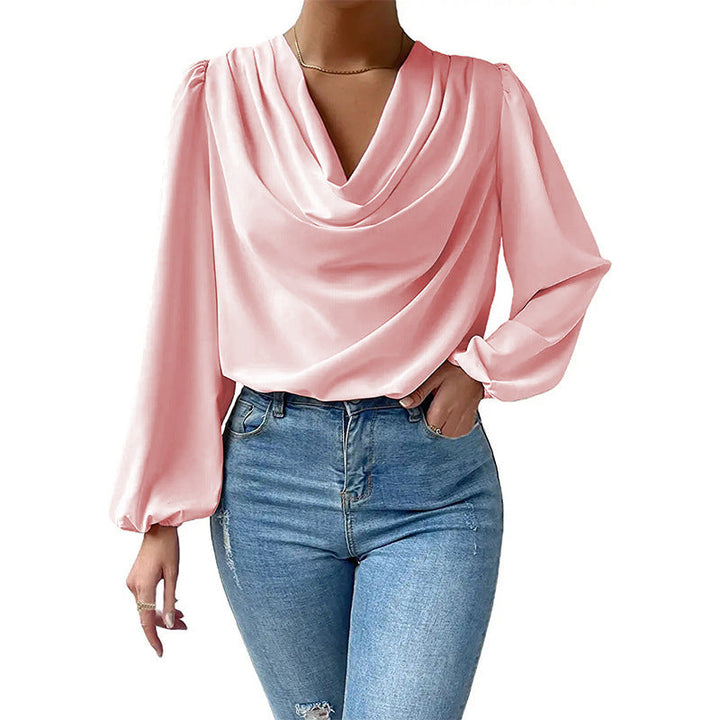 Alyssa™ | Leora Casual Pleated Blouse
