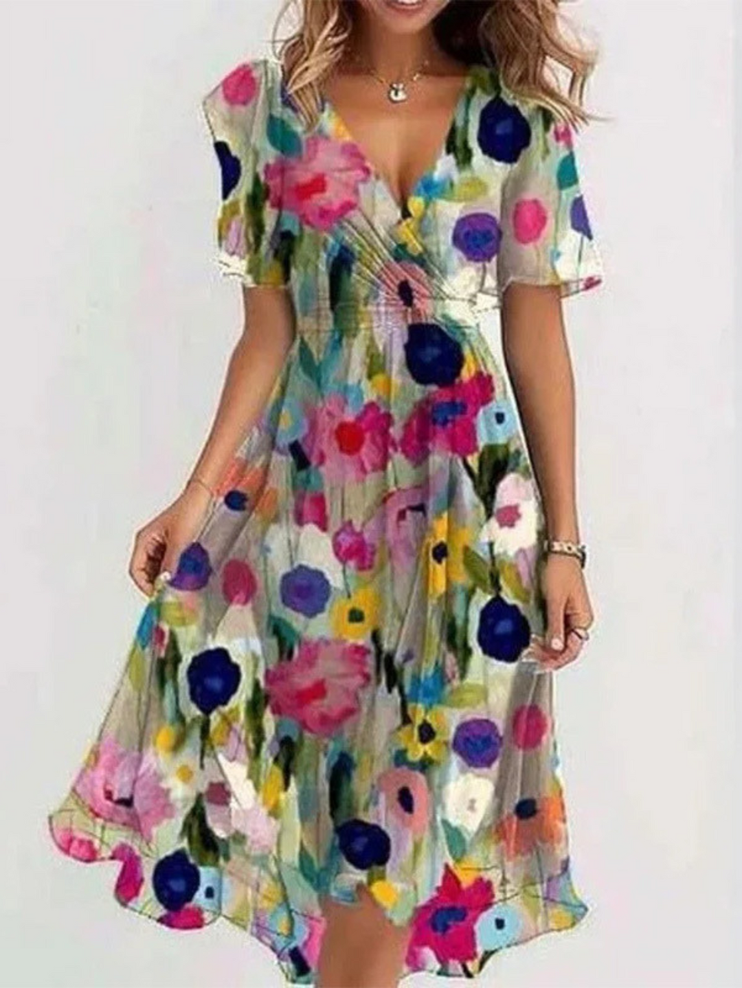 Mackenzie™ | Summer Dress With Belly Cover