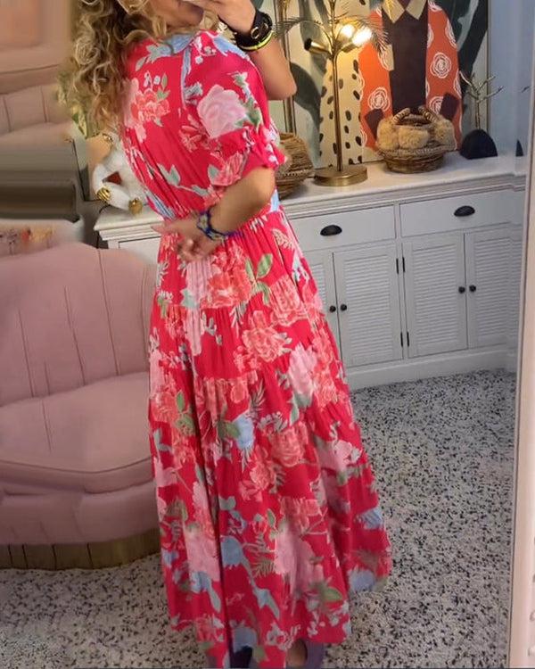 Addison™ | Vibrant Floral Dress