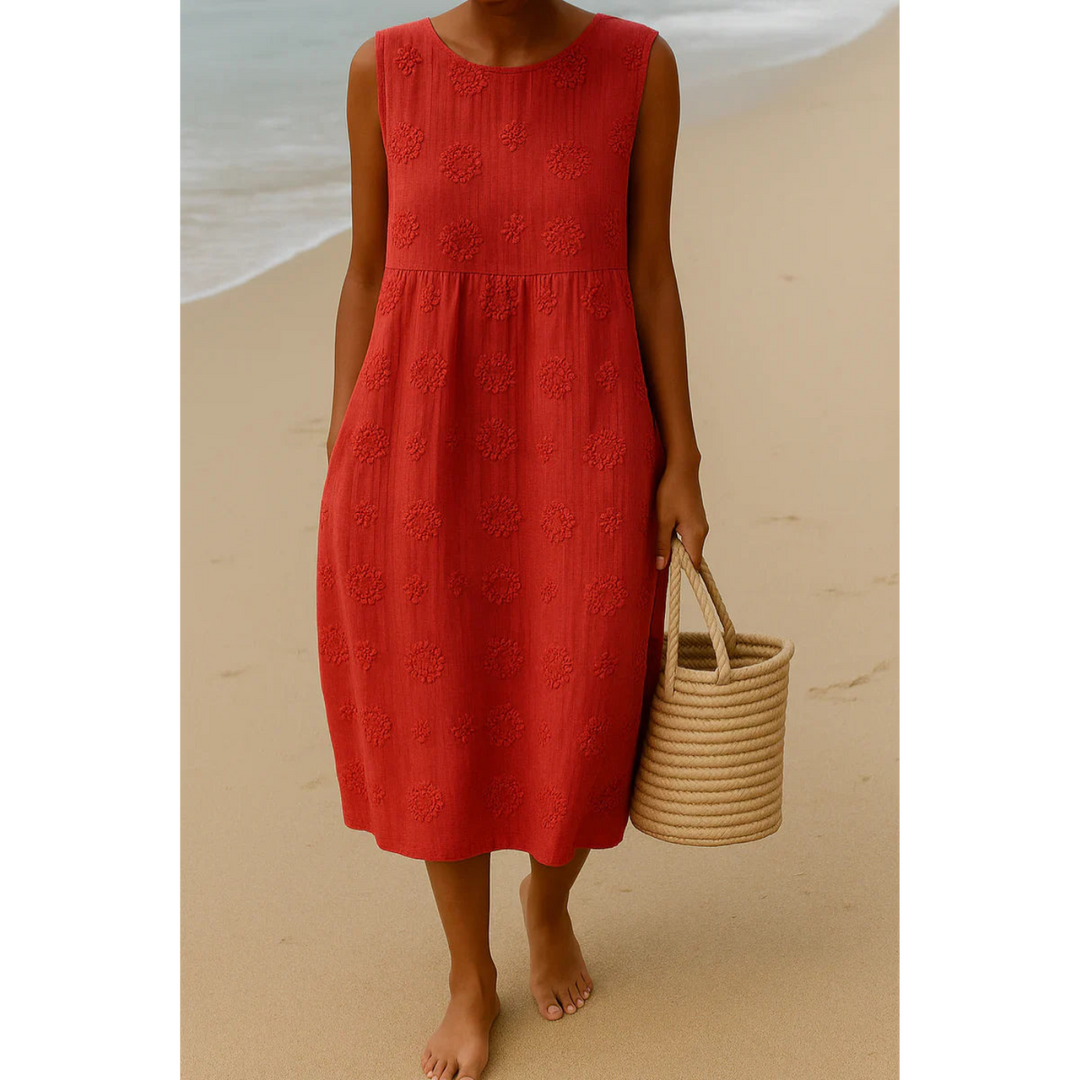 Ella™ | Maeliya Embroidered Dress