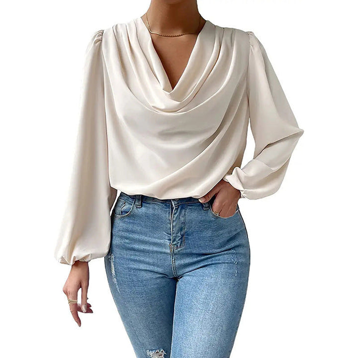 Alyssa™ | Leora Casual Pleated Blouse