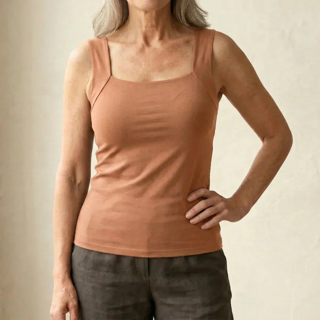 Jade™ | Built-In Comfort Bra Tank Top